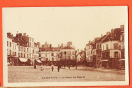 00388 ● Carte-Photo-Bromure COULOMMIERS 77-Seine Marne Place MARCHE 1911 De DESNOY à NICOLL Les Mulots Tonnerre - Coulommiers