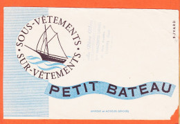 00185 ● Tampon CASTRES 81-Tarn PETIT BATEAU Sous Sur-Vêtements Mme RAMAZZOTTO-CABANES 31 Rue Fuziès Buvard - Textile & Vestimentaire