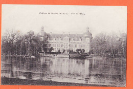 00300 ● ( Etat Parfait ) SERRANT 49-Maine Loire Façade Chateau SERRANT Vue De L'Etang 1910s Libraire Editeur GEORGES  - Autres & Non Classés