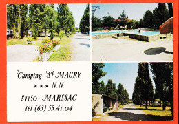 00320 / ⭐ ◉ Rare MARSSAC 81-Tarn Camping SAINT-MAURY St R.N 88 Entre ALBI Et GAILLAC Piscine Tennis Multivues APA-POUX  - Other & Unclassified