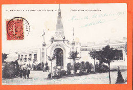 00148 ● MARSEILLE Exposition Coloniale 1906 Grand Palais Automobile-VILAREM Conseiller Municipal Port-Vendres GUENDE 56 - Colonial Exhibitions 1906 - 1922