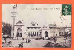 00146 ● MARSEILLE Exposition Coloniale 1906 Palais ALGERIE à Marius BOUTET Paris Carte Officielle H-W 2 Photo BAUDOUIN - Kolonialausstellungen 1906 - 1922