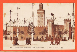 00143 ● MARSEILLE (13) Exposition Coloniale 1922 Le Palais Du MAROC - LEVY NEURDEIN 68 Bouches Du Rhone - Kolonialausstellungen 1906 - 1922