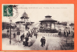 00147 ● MARSEILLE (13) Exposition Coloniale 1906 Pavillon Anciennes Colonies à Marius BOUTET- Carte Officielle H-W 10 - Koloniale Tentoonstelling 1906-1922