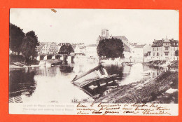 00397 ● MEAUX (77) Le Pont Et Les BATEAUX-LAVOIRS Coulés 1915 à GIROUX Gendarme Aux Baronnet Martigny Le Comte / L.C.H - Meaux