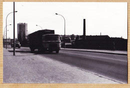 00448 ● TOURCOING Nord 1975 Camion Transport TRANSLOIRE Pont SNCF Avenue Maréchal JOFFRE Photographie Coll CHARLEY - Automobiles