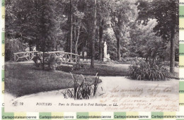 00217 ● LISEZ POITIERS Parc BLOSSAC Pont Rustique CPA 1910s - Poitiers