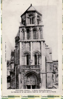 00227 ● Vienne POITIERS Eglise Sainte RADEGONDE Clocher XIe Enrée Ouest XVe Parvis - Photo Jules ROBUCHON N°31 - Poitiers