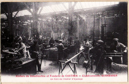 00324 / ⭐ ◉ ♥️ CASTRES Tarn Etablissements SCHABARER -SCHABAVER - Ateliers Construction Fonderie Coin AJUSTAGE 1910s - Castres