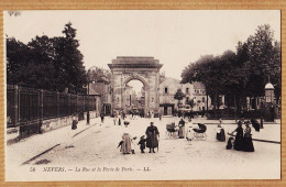 00049 ● NEVERS Nièvre La Rue Et La Porte De PARIS 1910s Edition LEVY 58 - Nevers