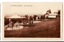 00095 ● POUGUES Les EAUX Nièvre Kiosque Musique Terrasse Bel Air Un COIN Du PARC CPSM Postee Le 23.07.1946 - Pougues Les Eaux