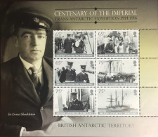 British Antarctic Territory BAT 2013 Shackleton Expedition Centenary Sheetlet MNH - Unused Stamps