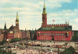 DANEMARK - Copenhague - La Place De L'hôtel De Ville - Carte Postale Ancienne - Dänemark