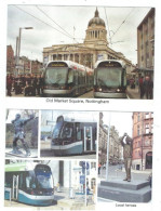 TRAM NOTTINGHAM  EXPRESS   2 POSTCARDS - Strassenbahnen