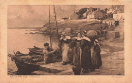 ARTS - Peintures & Tableaux - Pasquier - Retour De Pêche - Animé - Carte Postale Ancienne - Schilderijen
