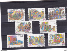 VATICAN 1987 VOYAGES DE JEAN-PAUL II  Yvert 817-824, Michel 926-933 NEUF** MNH Cote Yv: 35 Euros - Unused Stamps