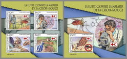 DJIBOUTI 2019 MNH Red Cross Rotes Kreuz Croix Rouge Malaria M/S+S/S - OFFICIAL ISSUE - DH1914 - Rotes Kreuz