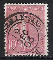 FRANCE Ca.1903: Le Y&T 129, B Obl. "Marseille-Chargements" - 1903-60 Säerin, Untergrund Schraffiert