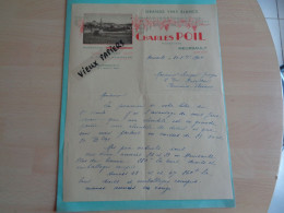 21 - Cote D'Or - Meursault - Facture Charles Poil - Vins - Vignette - 1949 - Réf.107. - 1900 – 1949