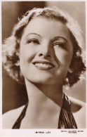 Myrna Loy MGM Film Real Photo Hollywood Postcard - Acteurs