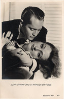 Joan Crawford En Franchot Tone MGM Film Rare French Postcard - Actores