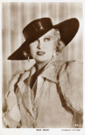 Mae West Paramount Pictures Movie Film Star Real Photo Postcard - Actores