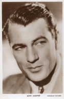 Gary Cooper Paramount Pictures Film Star Real Photo Postcard - Acteurs