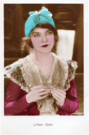 Lillian Gish Film Actress Hand Coloured Tinted Real Photo Postcard - Schauspieler