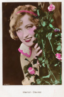 Marion Davies Film Actress Hand Coloured Tinted Real Photo Postcard - Actores