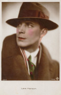 Lars Hanson Film Actor Hand Coloured Tinted Real Photo Postcard - Acteurs