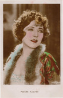Renee Adoree Film Actress Hand Coloured Tinted Real Photo Postcard - Actores