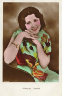 Louise Brooks Film Actress Hand Coloured Tinted Real Photo Postcard - Actors