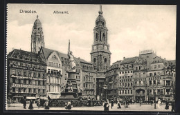 AK Dresden, Altmarkt Mit Standbild  - Dresden
