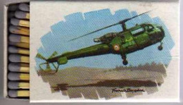 Boite D'Allumettes - AVIATION - HELICOPTERE Alouette III - Boites D'allumettes