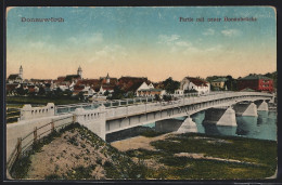 AK Donauwörth, Partie Mit Neuer Donaubrücke  - Donauwoerth