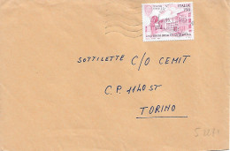 UNIVERSITA'  ROMA  £. 750, S 2271, ISOLATO LETTERA,1997,TARIFFA GG.22,TIMBRO POSTE NAPOLI- RR - 1991-00: Storia Postale