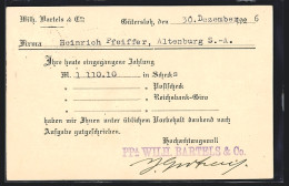 AK Gütersloh, Wilhelm Bartels & Co.  - Guetersloh
