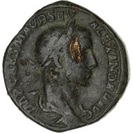 Alexandre Sévère, Sesterce, 227, Rome, Bronze, TB+, RIC:465d - The Severans (193 AD To 235 AD)