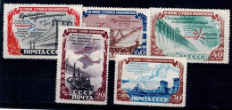 RUSSIA 1951 BUILDING COMMUNISM MI No 1601-5 MNH VF!! - Nuovi