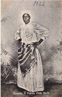 Costume,S.Vicente,Cap Verde 1922 - Kaapverdische Eilanden