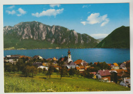 AK Unterach Am Attersee Im Salzkammergut Gegen Höllengebirge. NEU. 2 Scans - Attersee-Orte