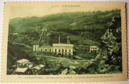 CPA Années 1920  COURPIERE  Usine électrique De Sauviat Editeur Gouttefangeas TBE Saint Flour, - Courpiere