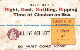 R679641 Have Had A Right. Real. Rattling. Ripping Time At Clacton On Sea. Titchf - Monde