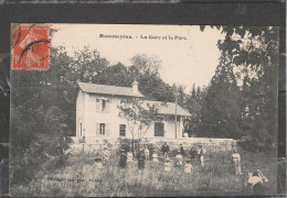 26 - MONTMEYRAN - La Gare Et Le Parc - Autres & Non Classés