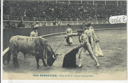 SAN SEBASTIAN- PLAZA DE TOROS- INTENDO DE DESCABELLO - Guipúzcoa (San Sebastián)