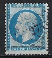 FRANCE  PC Des GC Ca.1862: Le No 2755 (Oulchy-le-Chateau) Sur Y&T 22 - 1862 Napoléon III.