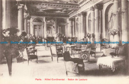 R679804 Paris. Hotel Continental. Salon De Lecture. A. Breger Freres - Monde
