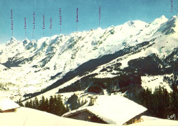 *CPM - 74 - LA CLUSAZ - Depuis Beauregard, Vue Sur Les Confins Et La Chaine Des Aravis - La Clusaz