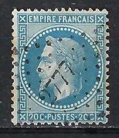 FRANCE  PC Des GC Ca.1868: Le No 2777 (Pamiers) Sur Y&T 29B - 1863-1870 Napoléon III. Laure