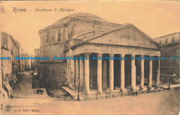 R679849 Roma. Pantheon Di Agrippa. E. Risi - Monde